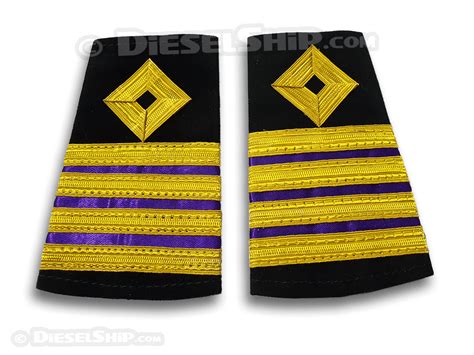 Merchant Navy Marine Epaulette For Chief Engineer