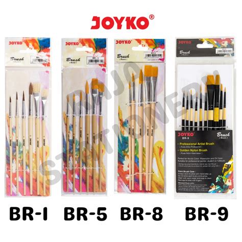 Jual JOYKO BRUSH SET ACRYLIC SET KUAS LUKIS CAT AKRILIK AIR POSTER