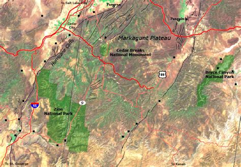 Cedar Breaks National Monument Map