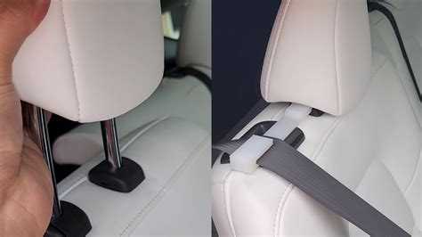 2022 2021 Long Range Tesla Model Y How To Remove Headrest Head Rest