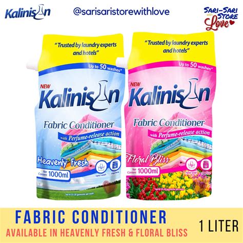 Kalinisan Fabric Conditioner Heavenly Fresh Or Floral Bliss Ml