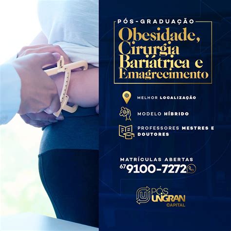 Pós Graduação Em Obesidade Cirurgia Bariátrica E Emagrecimento