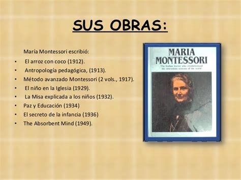 IntroducciÓn A La PedagogÍa Pedagogos Importantes MarÍa Montessori