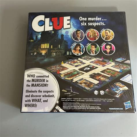 Hasbro Brand New Clue Board Game The Classic Mystery Game