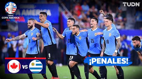 TANDA DE PENALES COMPLETA Canadá 2 3 4 2 Uruguay Copa América