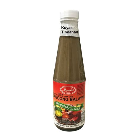 Monika Bagoong Balayan 340g Fermented Fish Sauce Grocery From Kuya