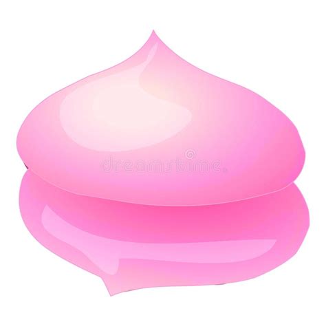 Foam Meringue Icon Cartoon Vector Cream Cake Stock Vector