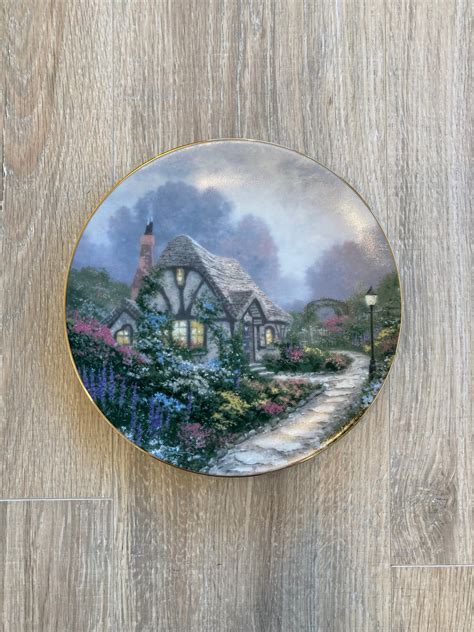 Thomas Kinkade S Garden Cottages Of England Chandler S Etsy