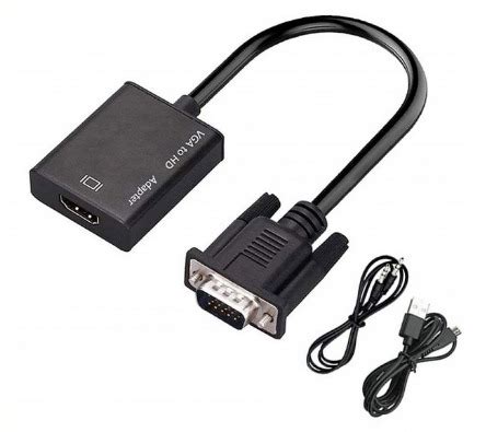 Adaptador VGA macho a HDMI hembra V y T Computación