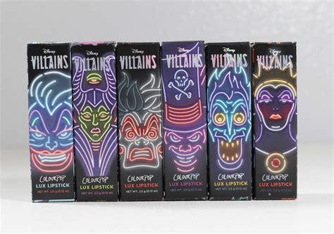 Disney X Colourpop Villain Lux Lipsticks Puckerupbabe