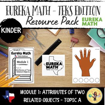 Eureka Math TEKS Edition Module 1 Topic A Lessons 1 3 Resource Pack