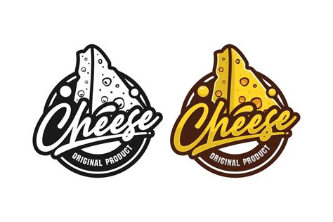 Logotipo De Diseño De Producto Original De Queso 5513534 Vector En Vecteezy