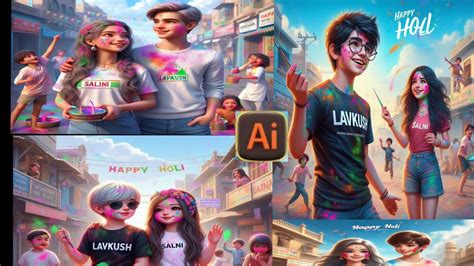 D Ai Image Create Kare How To Create Ai Image Holi Festival