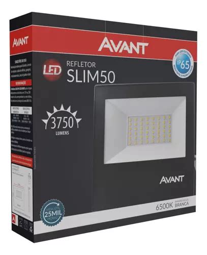 Reflector LED De 50 W Luz Blanca 6500 K Ip65 Avant MercadoLibre