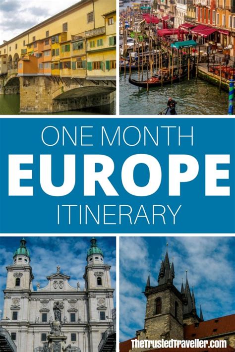 First Timers One Month Europe Itinerary For 2023 The Trusted Traveller