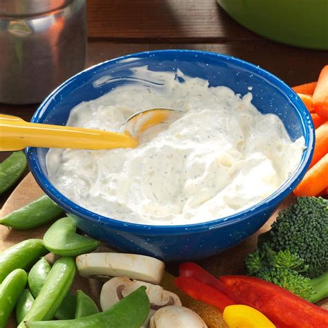 Fresh Vegetable Dip Recipe How To Make It Taste Of Home