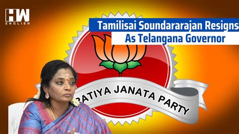 Tamilisai Soundararajan Resigns As Telangana Governor Likely To