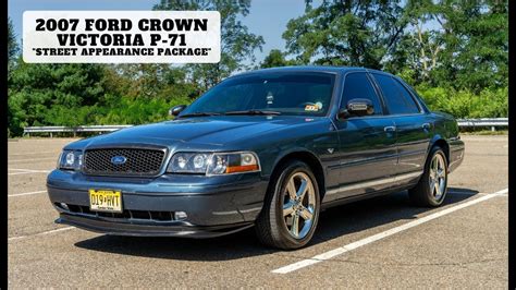 2007 Ford Crown Victoria P 71 Street Appearance Package Edition