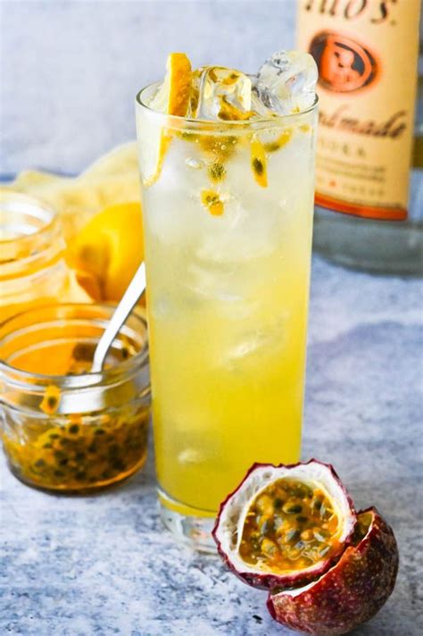 Passion Fruit Vodka Soda Recipe Vodka Soda Passion Fruit Juice