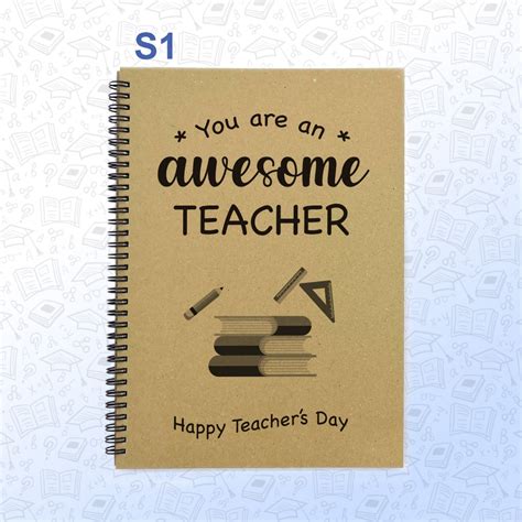 Ready A A Teacher S Day Pages Notebook Buku Nota Terima Kasih