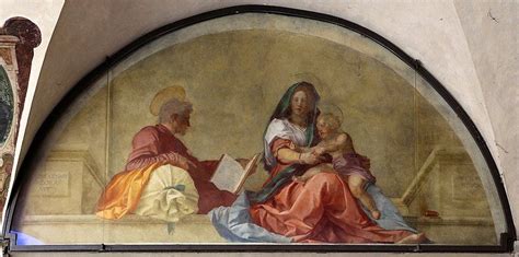 Andrea Del Sarto Madonna Del Sacco Affresco 1525 Santissima