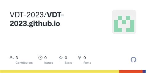 GitHub - VDT-2023/VDT-2023.github.io