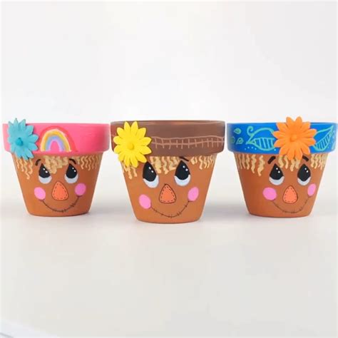 Scarecrow Flower Pot Craft Artofit