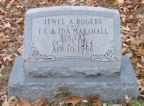 Jewel Albert Rogers M Morial Find A Grave