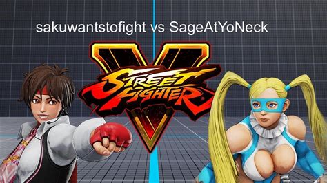 Street Fighter V Vs Sageatyoneck Youtube