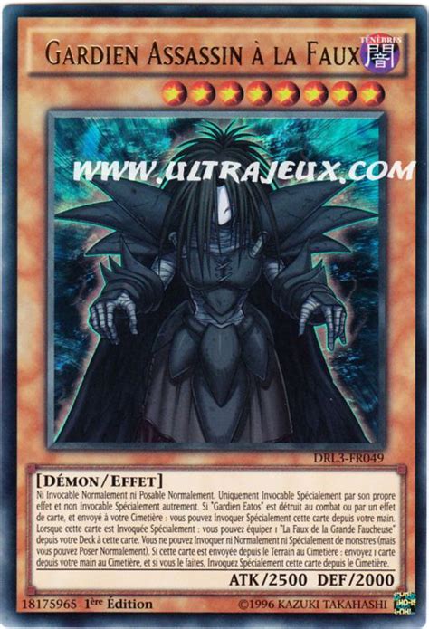 Gardien Assassin À La Faux DRL3 FR049 Carte Yu Gi Oh Cartes à l