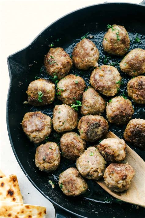 Greek Meatballs Recipe Keftedes The Recipe Critic