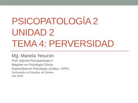 PDF Psicopatología 2 Unidad 3 DOKUMEN TIPS