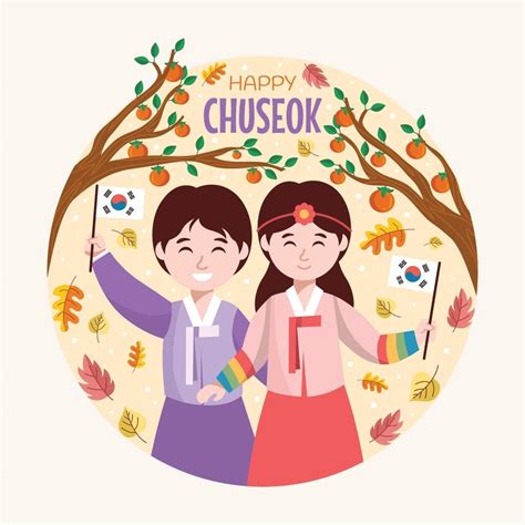 Happy Chuseok Festival 3090428 Vector Art At Vecteezy