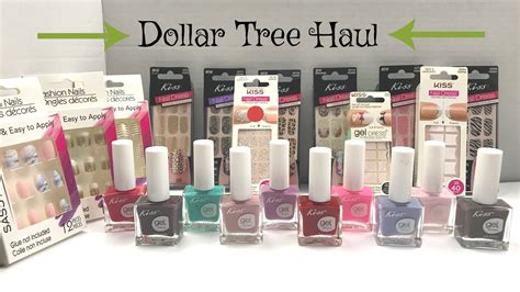 Dollar Tree Haul Kiss Gel Nail Polish Kiss Nail Strips Sassy Chic