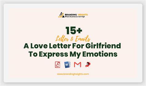 15 Love Letter For Girlfriend To Express My Emotions Samples