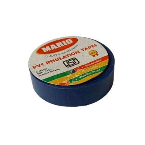 Mario Tape Blue Mario Pvc Insulating Tape Blue Color Piece Pack