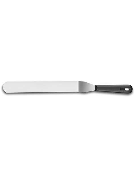 Spatule coudée Eco inox manche synthétique 24cm