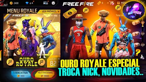 Corre Pegue Troca Nick Data Novo Ouro Royale Especial Emote