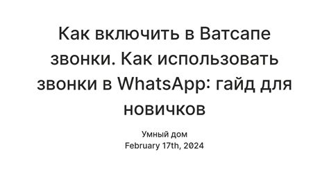 Как включить в Ватсапе звонки. Как использовать звонки в WhatsApp: гайд ...