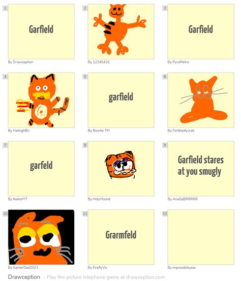 Garfield Drawception