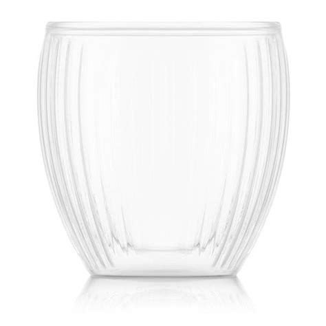 Bodum Pavina Set Verres Double Paroi Stri S Cl L Veepee