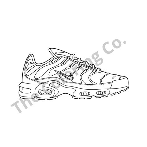 20 Most Popular SNEAKERS COLORING PAGES to Print and Color - Etsy