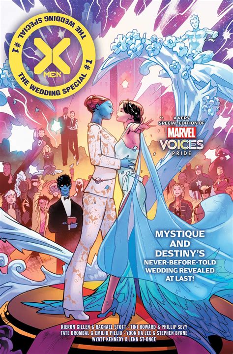 X Mens Mystique And Destiny Tie The Knot In First Look At Marvels