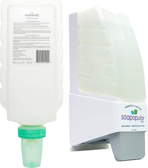 Soapopular Alcohol Free Foam Hand Sanitizer Wallmount Dispenser