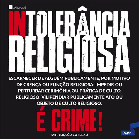 Alerta Ao Pastor Intoler Ncia Religiosa Crime