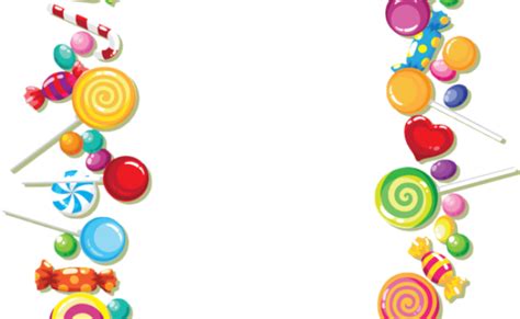 Download Candyland Border Png Candy Frame Png Png Image With No