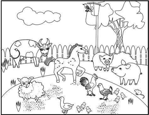 Animais Da Fazendinha Para Colorir Desenhos Imprimir