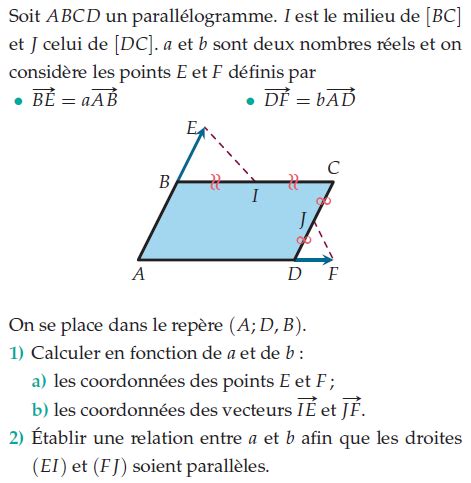 Calculer La Longueur D Un Vecteur Avec Ses Coordonn Es Pdf Cours