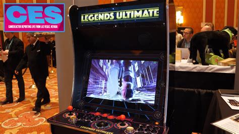 The Legends Ultimate Arcade cabinet on show at CES 2020 - - Gamereactor