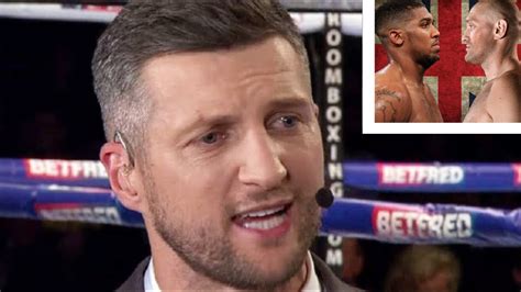 Anthony Joshua Cant Beat Tyson Fury In Boxing Carl Froch Youtube